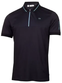 Calvin Klein Whitman Zipped Polo - Navy