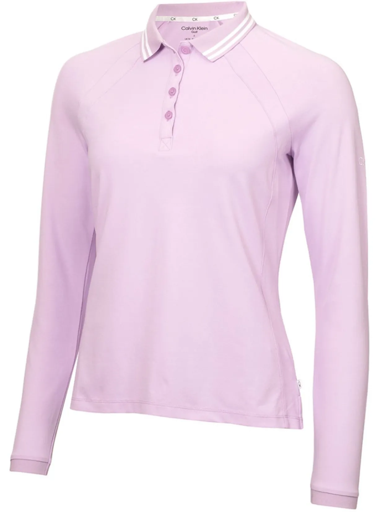 Calvin Klein Women'S Blair Long Sleeve Polo - Lilac