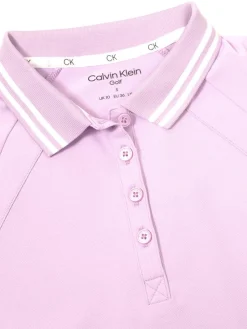 Calvin Klein Women'S Blair Long Sleeve Polo - Lilac