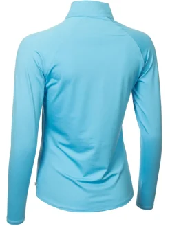 Calvin Klein Women'S Bolina 1/4-Zip Mid-Layer - Heritage Blue