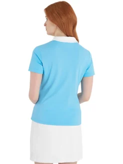Calvin Klein Women'S Canisteo Polo - Heritage Blue/White