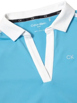 Calvin Klein Women'S Canisteo Polo - Heritage Blue/White