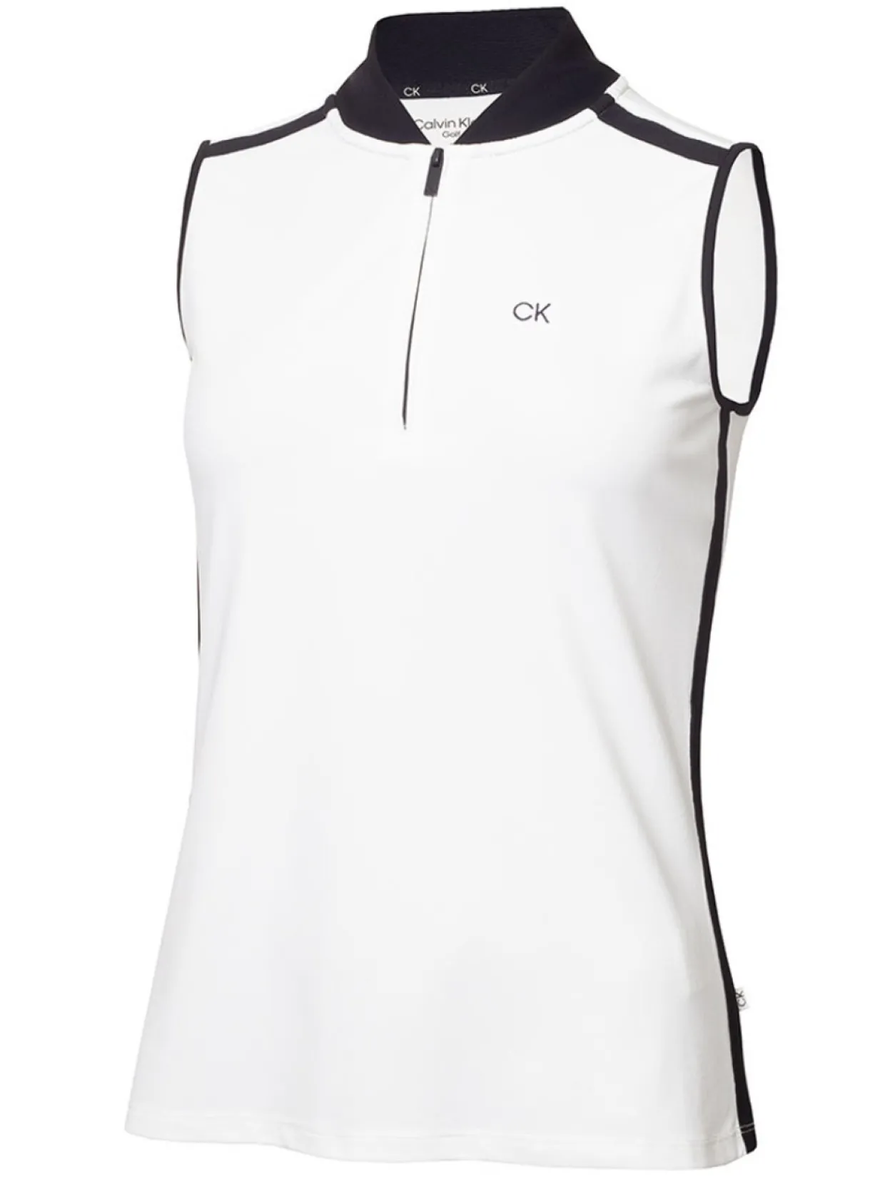 Calvin Klein Women'S Chenang Sleeveless Polo - White/Navy