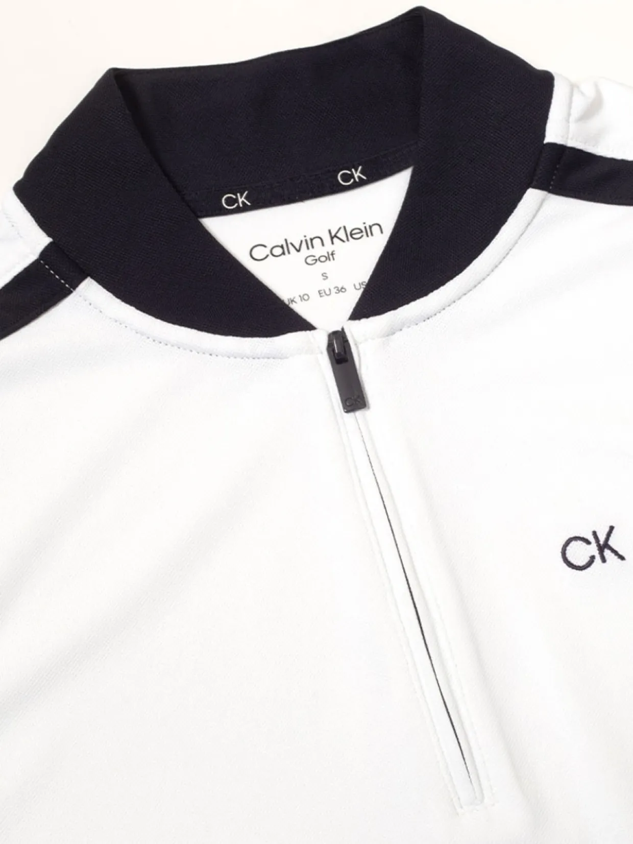 Calvin Klein Women'S Chenang Sleeveless Polo - White/Navy