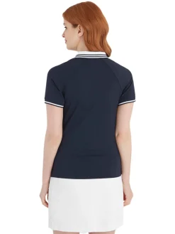 Calvin Klein Women'S Genesee Polo - Navy/White