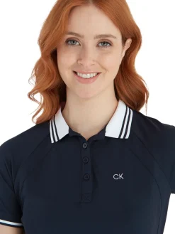 Calvin Klein Women'S Genesee Polo - Navy/White