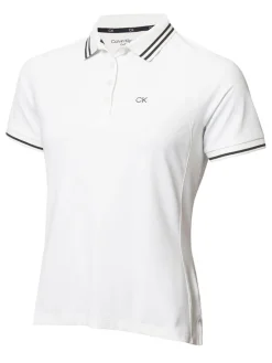 Calvin Klein Women'S Genesee Polo - White/Navy