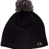 Calvin Klein Women'S Gorra Bobble Beanie - Black