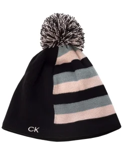 Calvin Klein Women'S Gorra Bobble Beanie - Black