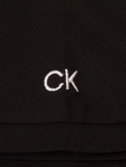 Calvin Klein Women'S Jenny Open Neck Polo - Black