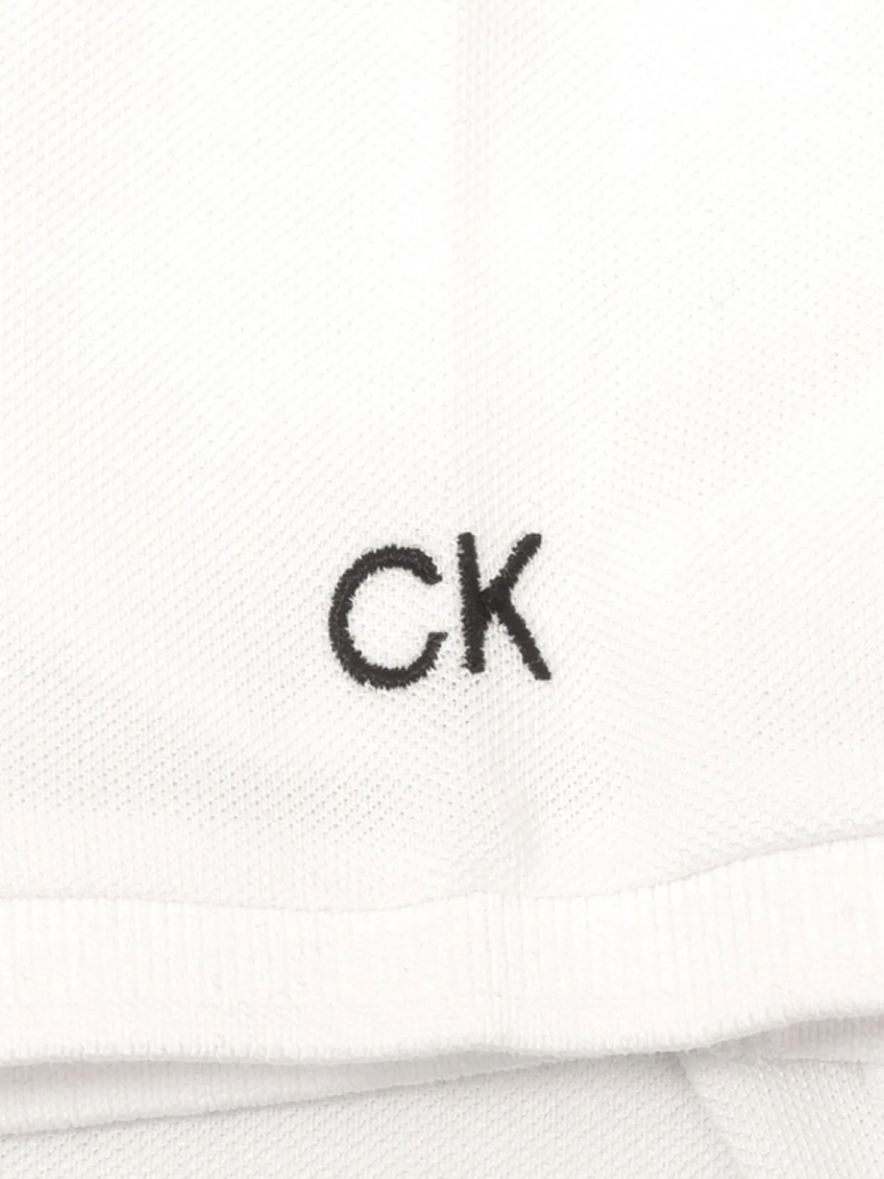 Calvin Klein Women'S Jenny Open Neck Polo - White