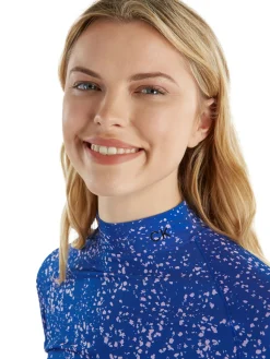 Calvin Klein Women'S Pebble Base Layer - Surf/Lilac