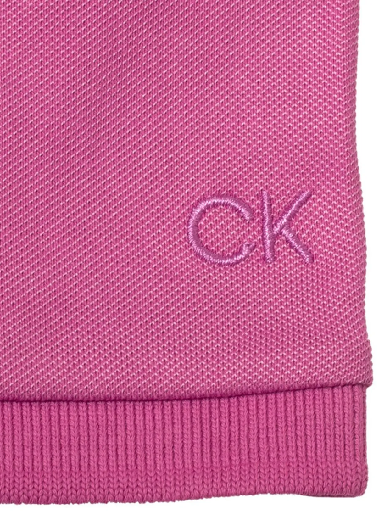 Calvin Klein Women'S Performance Cotton Pique Polo - Orchid