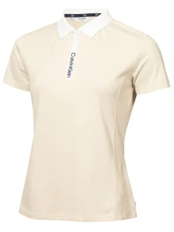 Calvin Klein Women'S Raquette Polo - Birch/White