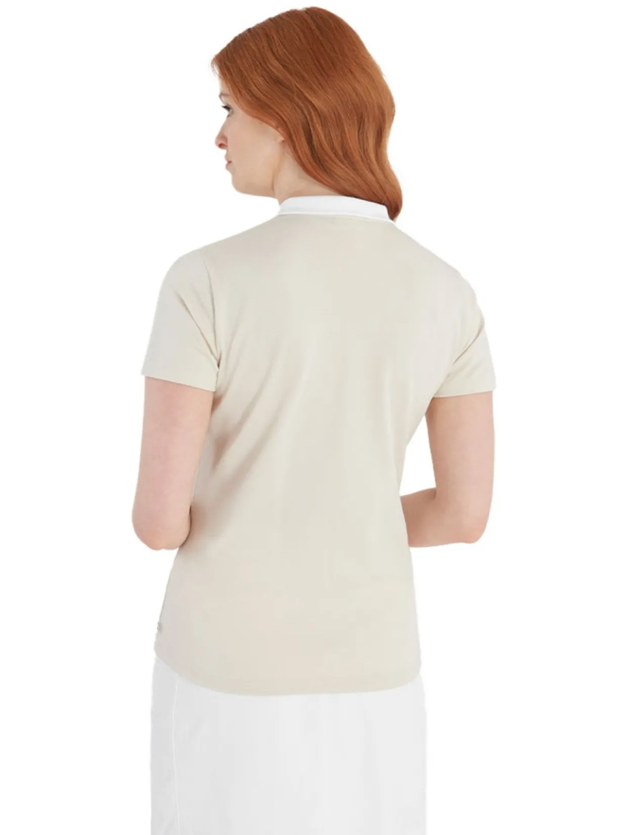 Calvin Klein Women'S Raquette Polo - Birch/White