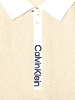 Calvin Klein Women'S Raquette Polo - Birch/White