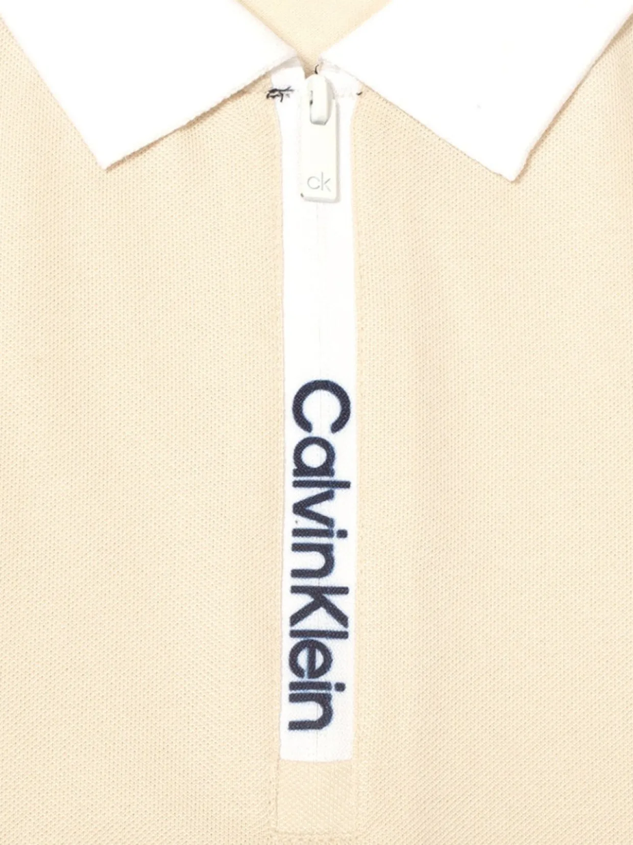 Calvin Klein Women'S Raquette Polo - Birch/White