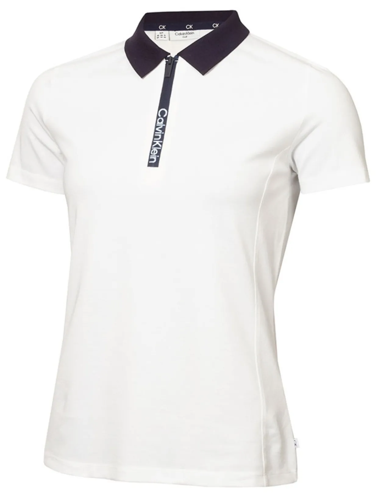 Calvin Klein Women'S Raquette Polo - White/Navy