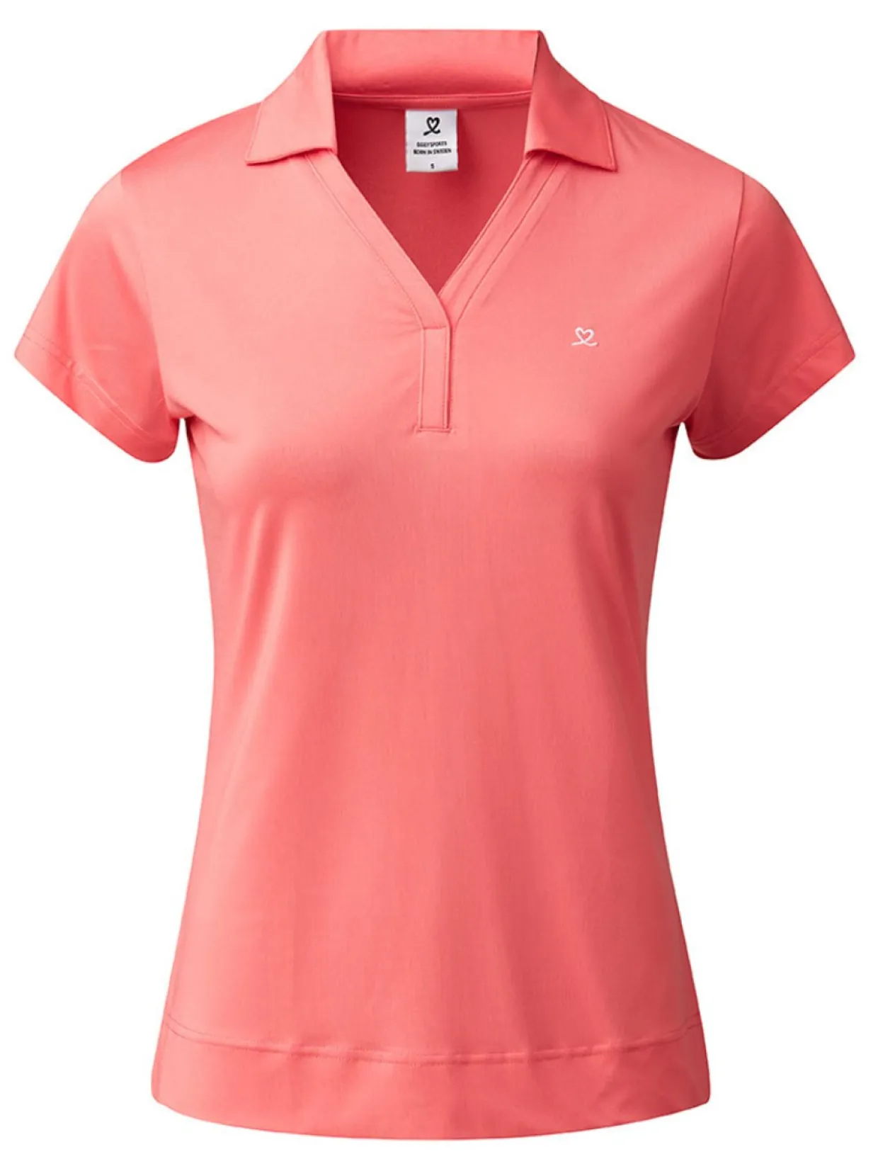 Daily Sports W Anzio Cap Sleeve Polo - Coral