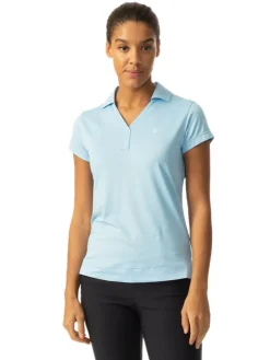 Daily Sports W Anzio Cap Sleeve Polo - Skylight