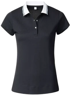 Daily Sports W Candy Cap Sleeve Polo Shirt - Navy