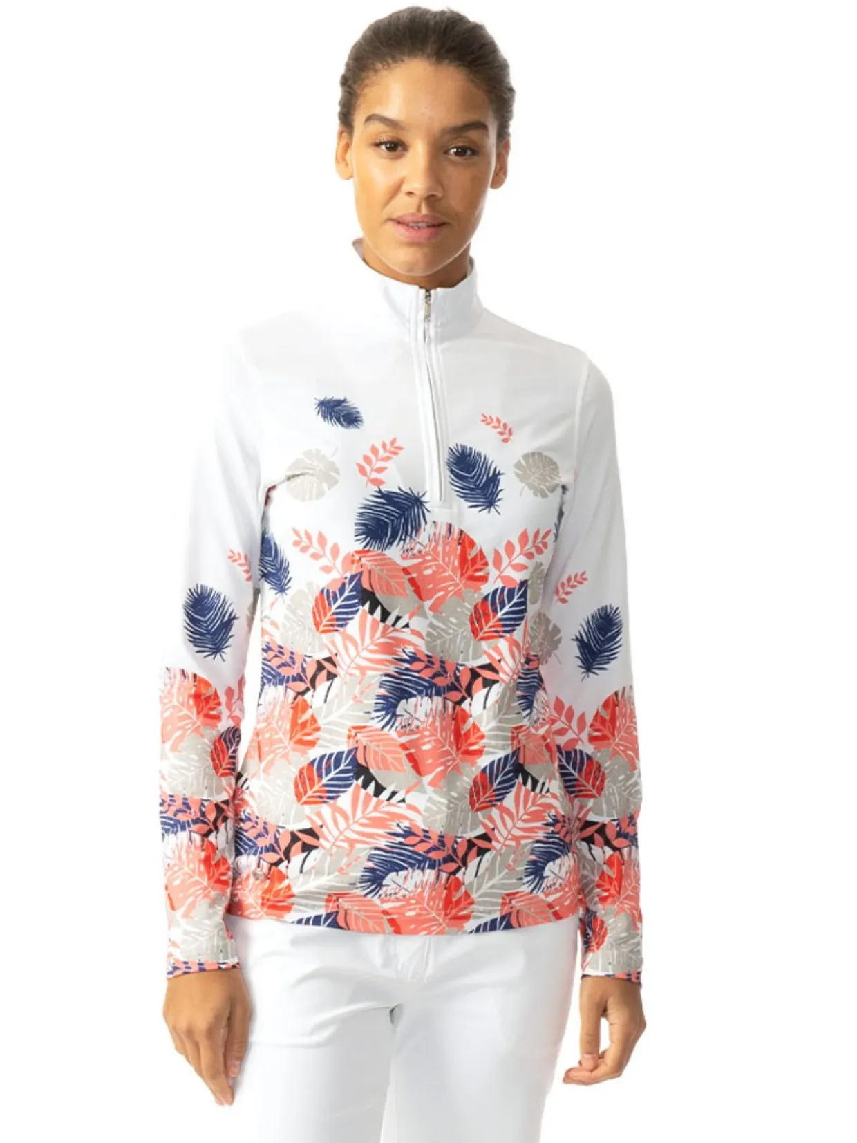 Daily Sports W Fredrica Long Sleeve Polo Shirt - White