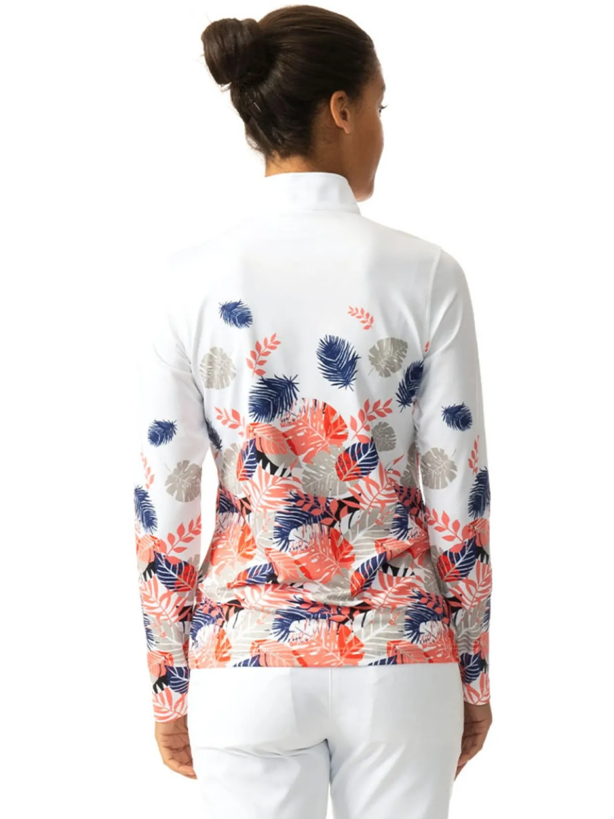 Daily Sports W Fredrica Long Sleeve Polo Shirt - White