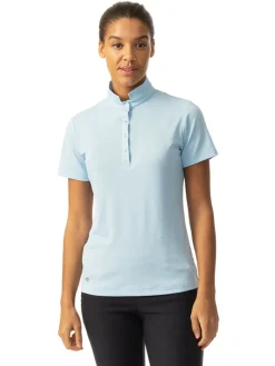 Daily Sports W Nance Short Sleeve Polo Shirt - Skylight