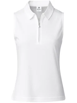 Daily Sports W Peoria Sleeveless Polo Shirt - White