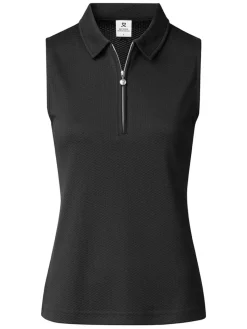 Daily Sports W Peoria Sleeveless Polo Shirt - Black