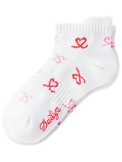 Daily Sports Women'S Heart Sock 3 Pack - White