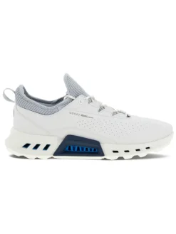 Ecco Biom C4 Golf Shoes - White/Concrete