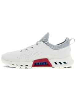 Ecco Biom C4 Golf Shoes - White/Concrete