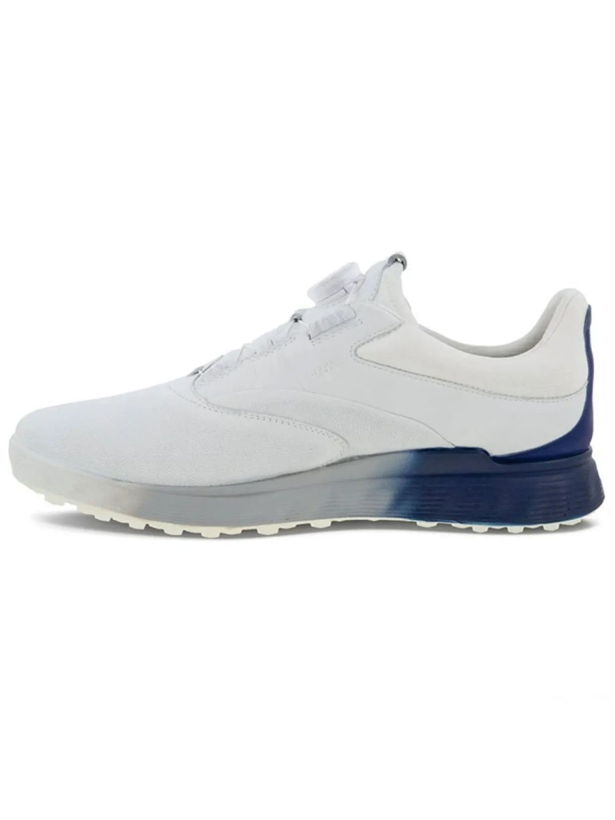 Ecco M S-Three Boa Golf Shoes - White/Blue