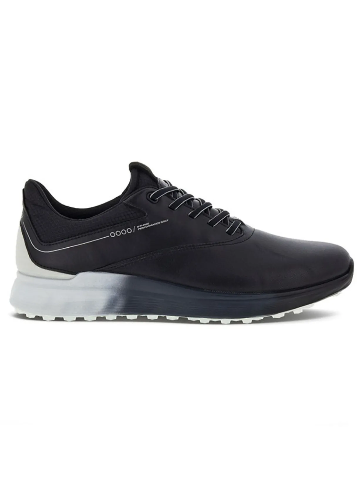 Ecco M S-Three Golf Shoes - Black/Concrete