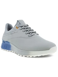 Ecco M S-Three Golf Shoes - Concrete/Blue