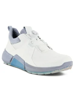 Ecco W Biom Hybrid 4 Boa Golf Shoes - White/Silver Grey
