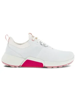 Ecco W Biom Hybrid 4 Golf Shoes - White/Silver/Pink