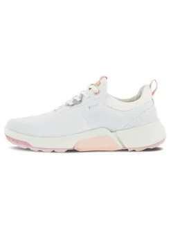 Ecco W Biom Hybrid 4 Golf Shoes - White/Silver/Pink