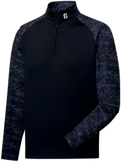 Footjoy Camo Colour Block Midlayer (Athletic Fit) - Black