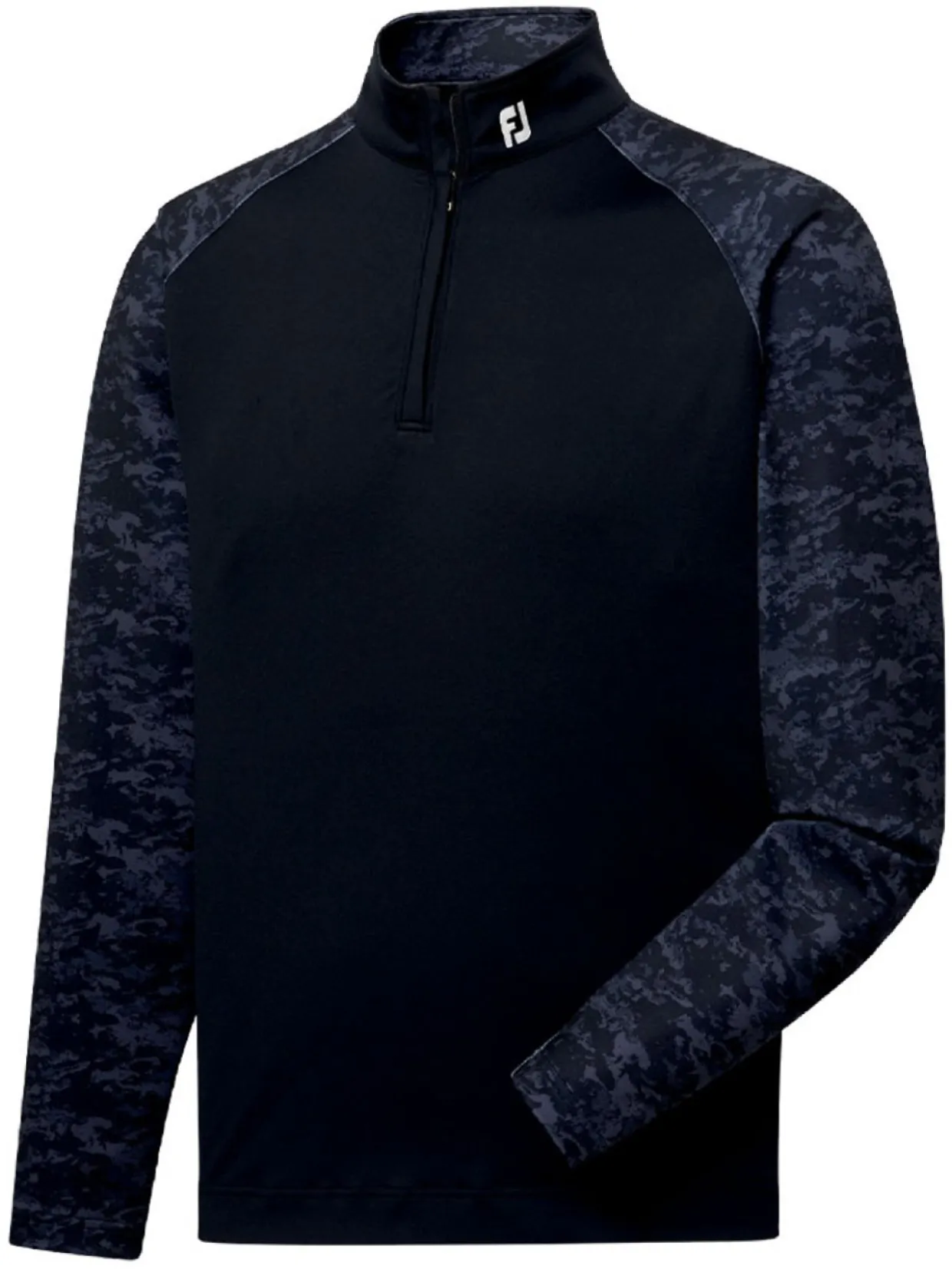 Footjoy Camo Colour Block Midlayer (Athletic Fit) - Black