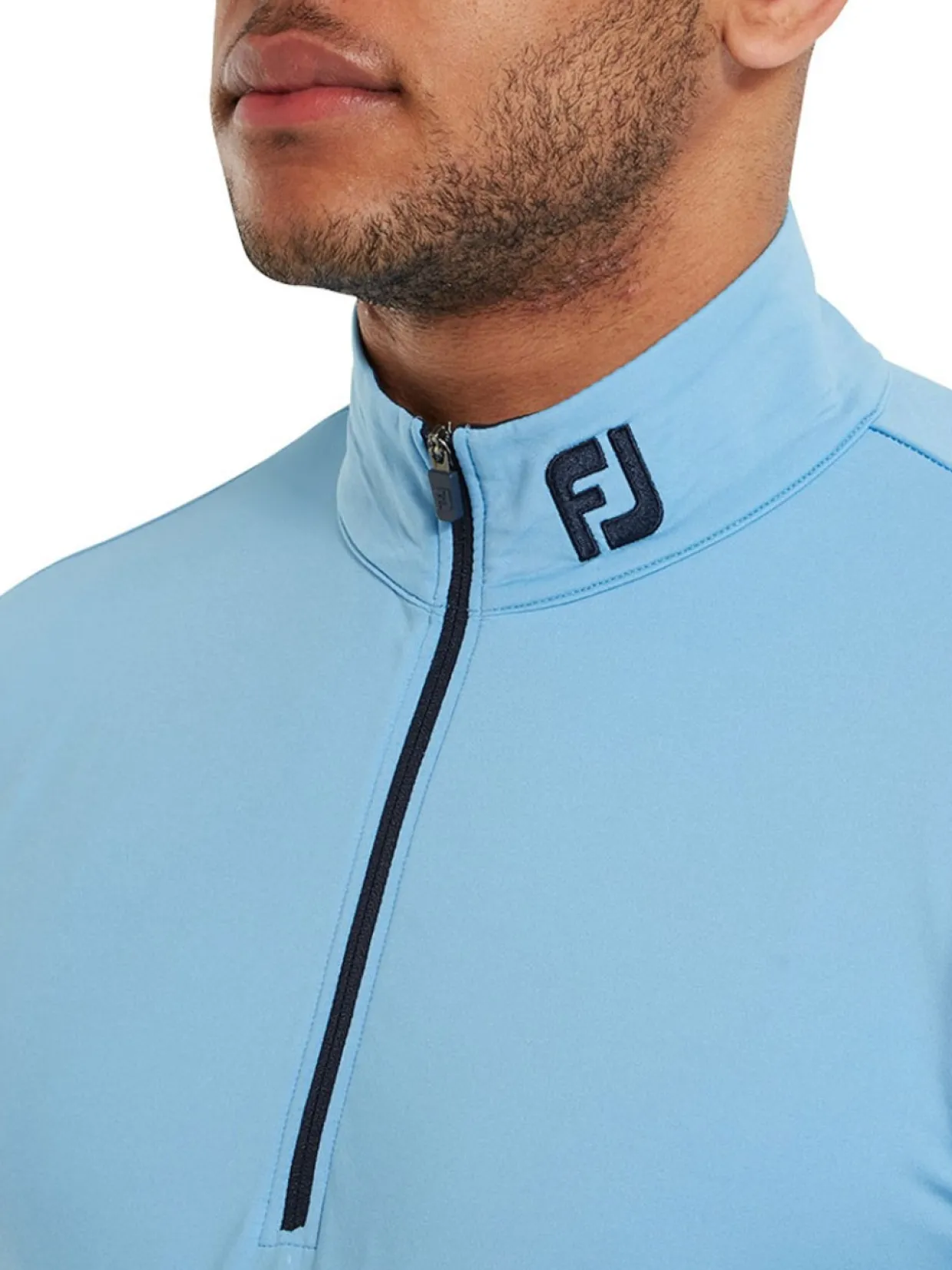 Footjoy Colour Block Midlayer (Athletic Fit) - True Blue/Navy