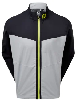 Footjoy Hydrolite Rain Jacket - Black/Grey/Lime