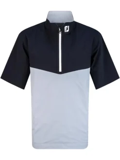 Footjoy Hydrolite Ss Rain Shirt - Black/Grey