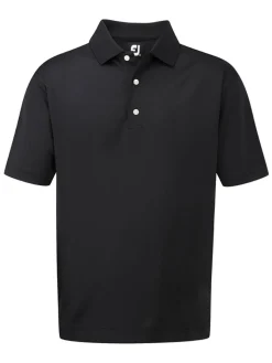 Footjoy Stretch Pique Golf Shirt - Black