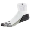 Footjoy Techsof Tour Quarter Golf Socks - White