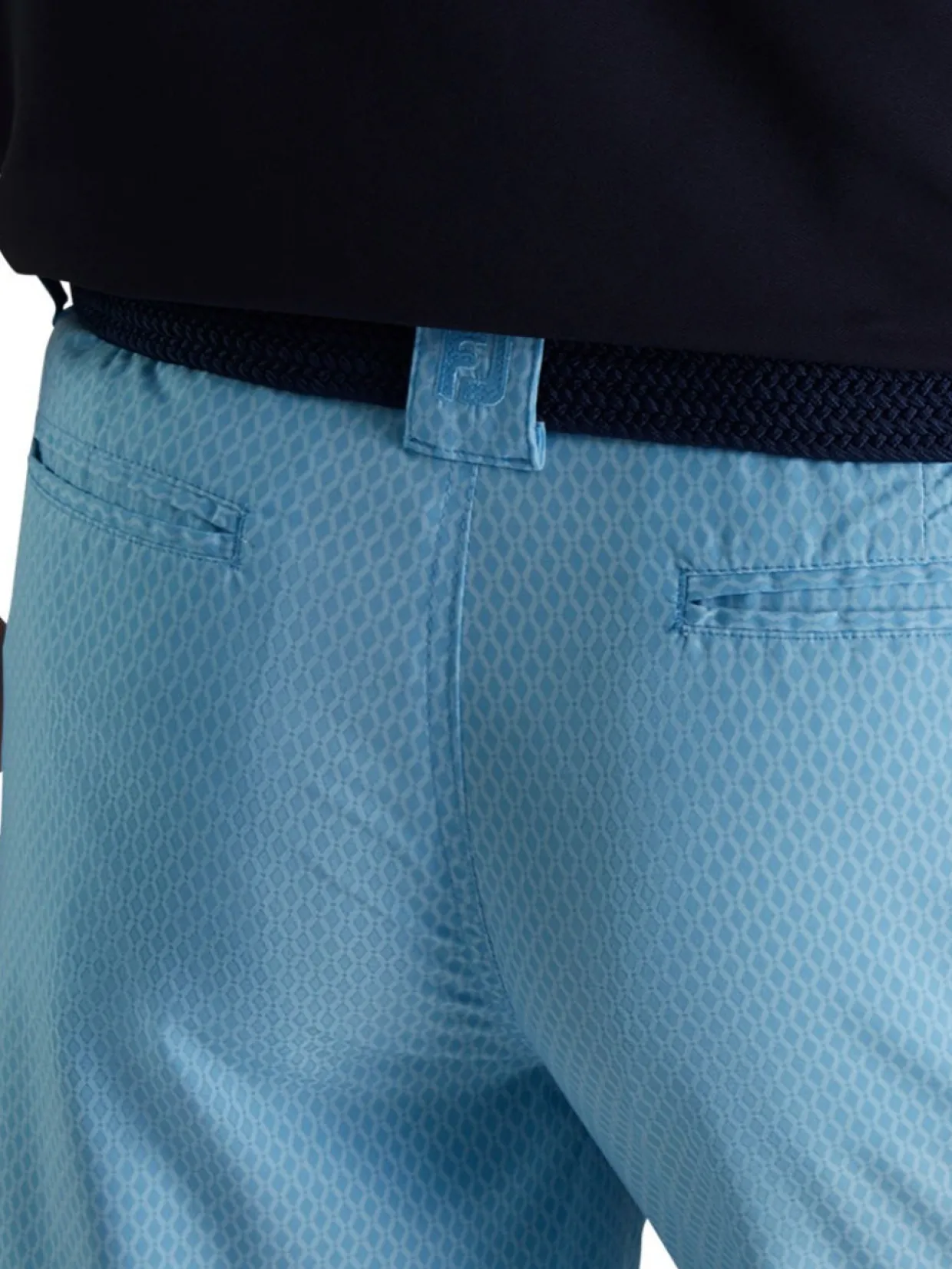 Footjoy Tonal Print Short - True Blue