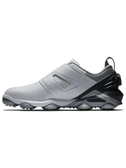 Footjoy Tour Alpha Boa Golf Shoes - White/Grey/Lime