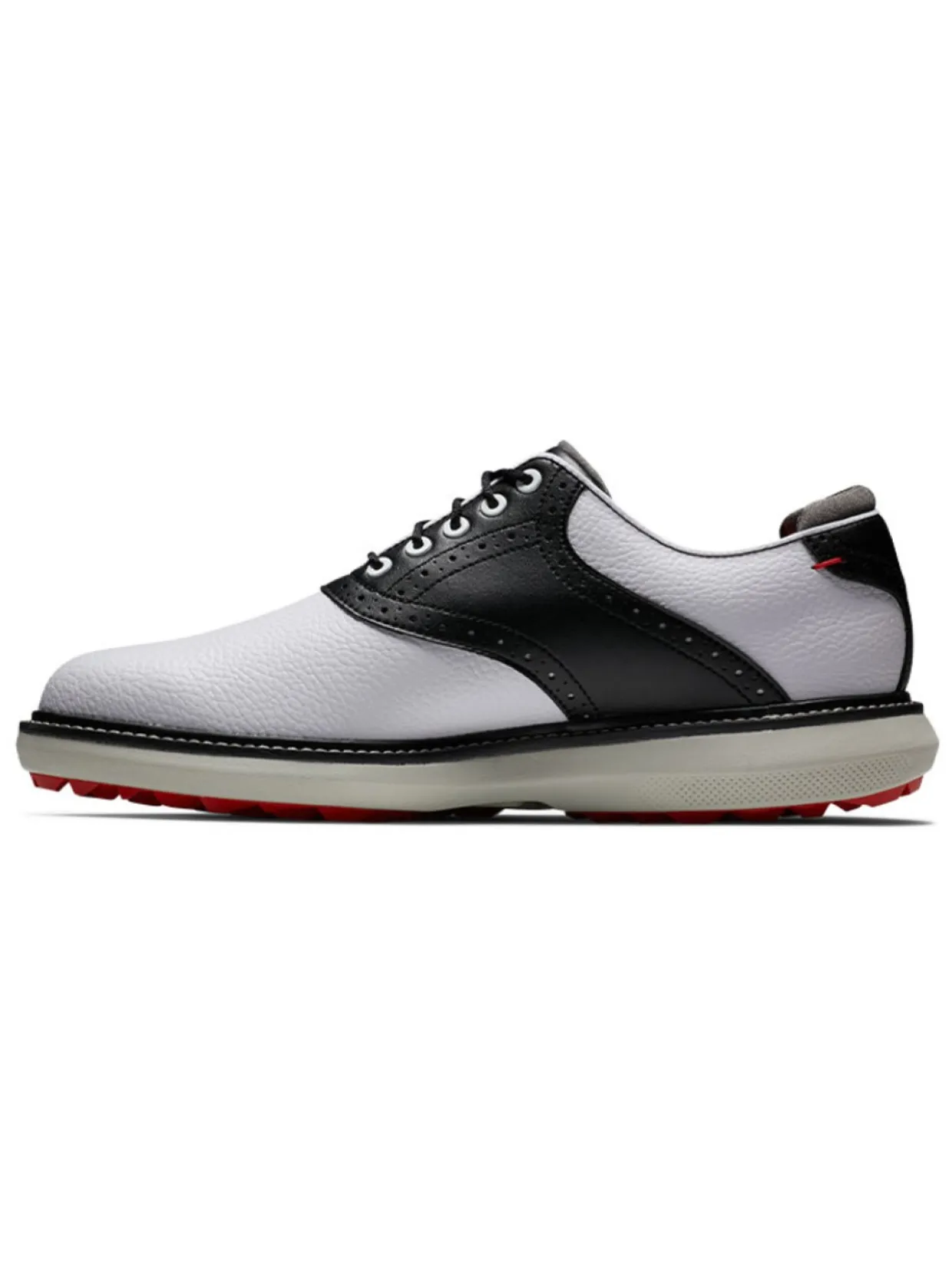 Footjoy Traditions Spikeless Golf Shoes - White/Black