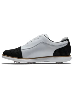 Footjoy Women'S Fj Traditions '22 Golf Shoes - White/Black